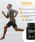 Humanx Tudca+ 1000Mg (Tauroursodeoxycholic Acid) Powerful Serving Size - Liver Health Aid For Detox And Cleanse - Vegan Non Gmo - Usa Made Easy To Swallow Capsules - Tudca Bile Salt Supplement Powder