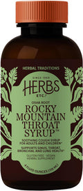 Herbs Etc. Rocky Mountain Throat Syrup Cough Syrup for Soothing Throat Care