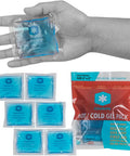 Icewraps 3"X3" Small Gel Ice Packs For Injuries Reusable | Hot Cold Packs For Nose Face Or Fingers | Mini Tiny Ice Packs For Lunch Box | Includes 6 Soft Gel Packs