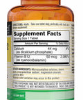 Mason Natural Vitamin B12 50 mcg with Calcium - Healthy Conversion of Food into Energy, Supports Nerve Function and Health, 100 Tablets (Pack of 3)