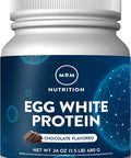 MRM Nutrition Egg White Protein | Chocolate Flavored | 23g Fat- Protein | with Digestive enzymes | Highest Biological Value | Clinically Tested | 20 Servings