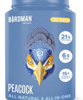 Birdman Peacock Vegan Protein Powder Complete Plant Based Meal Replacement Shake With Magnesium, Vitamin D, Mct Oil All In One Supplement For Men And Women Smooth Texture Coco Vanilla Flavor