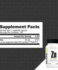 Nutrabio Zinc Chelate Mineral Supplement - For Proper Growth Development And Immune Health - 30Mg Of Zinc Per Vegetarian Capsules 120 Servings