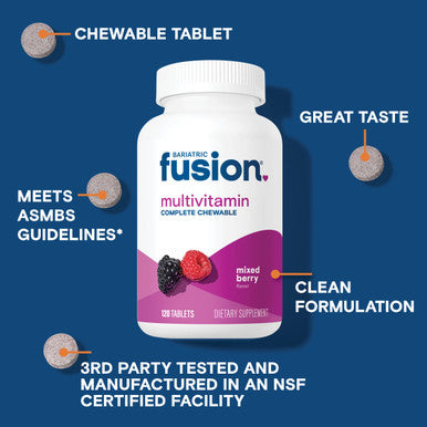 Bariatric Fusion Multivitamin With Iron Complete Chewable