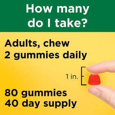 Nature Made Extra Strength Vitamin D3 5000 Iu (125 Mcg) Per Serving Dietary Supplement For Bone Teeth Muscle And Immune Health Support 80 Gummies 40 Day Supply 80 Count (Pack Of 1)