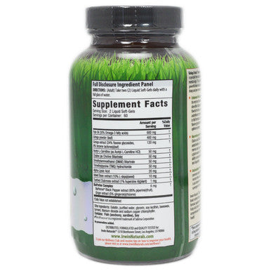 Irwin Naturals Ginkgo Smart 120 Softgels (113317)