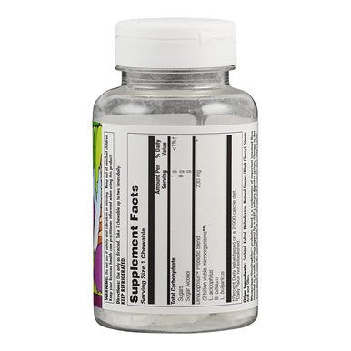 KAL Dino-Dophilus Probiotic 2 Billion Chewables, Black Cherry, 60 Count