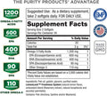 Purity Products Ultra Pure Omega 3 60 softgels