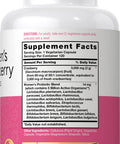 Women'S Cranberry Plus Probiotics | 120 Capsules | With 14 Probiotic Strains | Vegetarian, Non-Gmo, Gluten Free Supplement