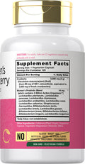 Women'S Cranberry Plus Probiotics | 120 Capsules | With 14 Probiotic Strains | Vegetarian, Non-Gmo, Gluten Free Supplement