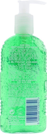 Malibu Aloe Vera Moisturising After Sun Gel | Works Against Sunburn & Long-Term Uv-Induced Skin Damage | With Aloe Vera And Vitamin-E | 200Ml