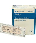 Curad Adhesive Bandages Sheer Strips 1" x 3" Box of 50