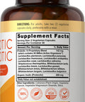 Carlyle Prebiotic & Probiotic | 50 Billion Cfu|60 Capsules| For Women & Men | Powder Pills | Vegetarian, Non-Gmo & Gluten Free