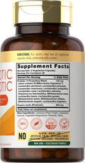 Carlyle Prebiotic & Probiotic | 50 Billion Cfu|60 Capsules| For Women & Men | Powder Pills | Vegetarian, Non-Gmo & Gluten Free