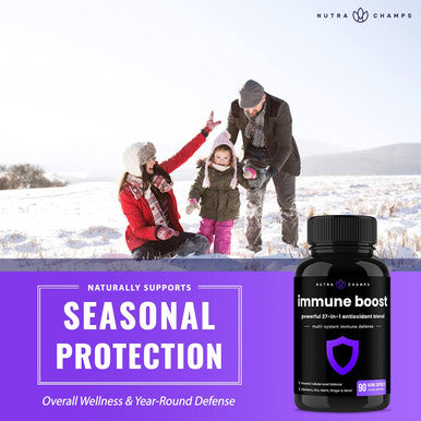 27 In 1 Immune Support Supplement Antioxidant Immune Boosters For Adults 90 Immune Defense Capsules 1000Mg Vitamin C 5000 Iu D3 Elderberry Zinc 1 Billion Cfu Probiotics & More (2 Pack)