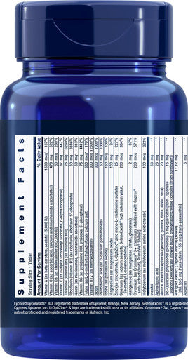Life Extension One-Per-Day Tablets, 60 Tabs