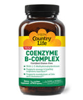 Country Life Coenzyme B-Complex Vitamin Support Energy And Metabolism Daily Supplement 240 Ct