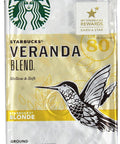 Starbucks Ground Coffee, Starbucks Blonde Roast Hot or Iced Coffee, Veranda Blend, 28 oz