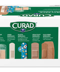 Curad Family Bandage Variety Pack 4 Styles Included; Waterproof Galaxy Flex-Fabric Heavy Duty 175 Bandages