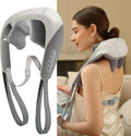 Neck Massager, Shiatsu Neck Shoulder Massager For Pain Relief Deep Tissue, 5D Cordless Kneading Massage For Neck Traps Shoulder Back, Electric Shiatsu Massager With Heat, Gifts For Women Men Mom Dad