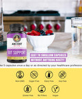 Ancient Bliss Leaky Gut Supplement, L Glutamine Capsules For Gut Support With Blessed Thistle And Hydrangea Root, Vegan And Non-Gmo, 60 Capsules