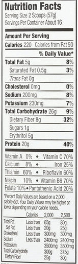 Orgain Meal Replacement Creamy Chocolate Fudge Organic 32.16 Ounce