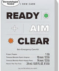 I Dew Care Ready Aim Clear | Skin Emergency Care Kit + Tweezer - Tweeze The Day | Precision Stainless Steel, Professional Hair Beauty Tool Bundle
