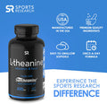 Suntheanine LTheanine 200mg DoubleStrength in ColdPressed Organic Coconut Oil NonGMO Gluten 60 Liquid Softgels