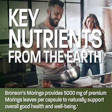 Bronson Moringa Extra Strength Capsules Moringa Oleifera Powder, 120 Count