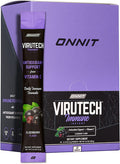 Onnit VIRUTech Immune Instant Powder Drink Mix 30ct Vitamin C Vitamin D3 Zinc LLysine Quercetin AlphaLipoic Acid Elderberry