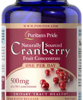 Puritans Pride One A Day Cranberry Promotes Urinary Health by Cleansing The Urinary Tract, 120 ct