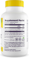 Healthy Origins Iron Ease 45 mg (Featuring Albion Ferrochel, Non-GMO, High Potency, Ferrous Bisglycinate Chelate), 180 Veggie Caps