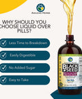 Amazing Herbs Premium Black Seed Oil - Gluten Free, Non Gmo, Cold Pressed Nigella Sativa Aids In Digestive Health, Immune Support, Brain Function, Joint Mobility - 16 Fl Oz (Pack Of 2)