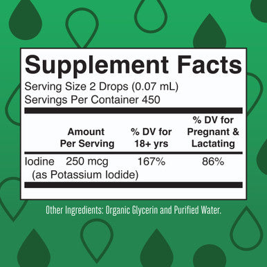 Maryruth's Organics Iodine Liquid Drops 450 Servings 1 Fl Oz