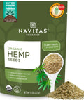Navitas Organics Hemp Seeds Ã¢â‚¬â€œ For Smoothies, Salads, Dips, Baked Goods & More Ã¢â‚¬â€œ Essential Fatty Acids, Protein & Minerals Ã¢â‚¬â€œ USDA Organic, Non GMO, Gluten Free, Kosher, Vegan (8oz. Bag 8 Servings)