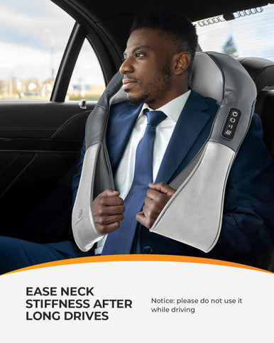 Coococo Shiatsu Neck And Back Massager, Birthday For Men, 8 Massage Nodes 4D Neck & Shoulder Massager For Deep Tissue, For Office Home Car Use
