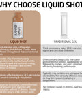 FIRST ENDURANCE Liquid Shot - Running Cycling Triathlon Fuel for Instant Energy and Cramp Relief | Electrolytes High Carb | Liquid Energy for Endurance Sports | Kona-Mocha w/25mg of Caffeine