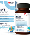 Nature Target Probiotics For Men With Men Care Supplement, Prebiotics & Probiotic For Men'S Digestive And Immune Health,60 Billio