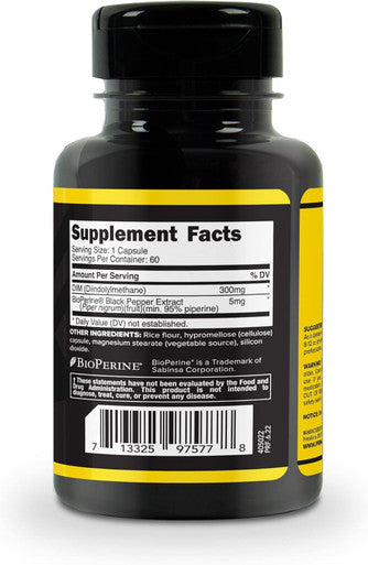 Primaforce DIM Supplement (Diindolylmethane) 300mg 60 Capsules