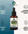 Amazing Herbs Moringa Leaf Extract - Premium Moringa Oleifera, Gluten-Free, Improves Mood, Supports Sleep, & Promotes Joint Health - 1 Fl Oz
