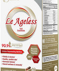 Labo Nutrition Le Ageless Placenta Cell Rejuvenating Therapy From Japan Enhanced With Collagen Peptide And Brewer S Yeast To Supports Immune Health Skin Regeneration Anti-Aging 60 Capsules