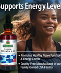 Nature'S Answer Liquid Vitamin B-12 | Promotes Healthy Nerve Function & Energy Levels | Naturally Flavored & Gluten- 2oz