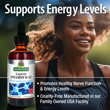 Nature's Answer Liquid Vitamin B-12 with Natural Flavors 60ml