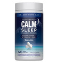 Natural Vitality Calm Sleep Capsules | Magnesium with Melatonin L-Theanine & Gaba Supplement | For a Good Night's Sleep | Non-GMO Gluten Free & Vegan | 120 Count