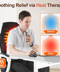 Back Massager With Heat, Massage Chair Pad For Pain Relief Deep Tissue, Portable Massage Seat Cushion For Home Office Use, Gifts For Men Women