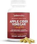 Paleovalley Apple Cider Vinegar Complex Capsules with Organic Superfoods | Gut and Digestive Support, Whole Food Nutrition, No Aftertaste, Unflavored, Free from Gluten, Grain, Soy and Dairy, Non-GMO