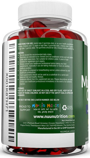 Multivitamin Gummies for Adults & Kids - 50% More Gummies, 45 Day Supply - 90 Chewable Berry Flavoured Gummies - 20 Essential Vitamins, Minerals & Bio Cultures Complex Including - Vegan Friendly