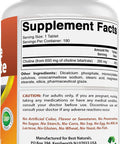 Best Naturals Choline Bitartrate 650 mg (Non-GMO) for Healthy Cognitive Brain Function 180 Tablets