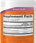 Now Foods Hyaluronic Acid 50Mg 120Vc