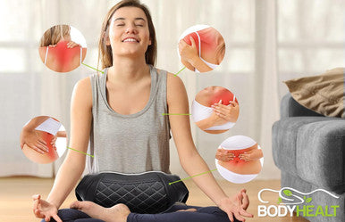 Bodyhealt Shiatsu Back And Neck Massager - Shoulder Massager For Back Massage. Neck Massager For Pain Relief Deep Tissue. 3D Electric Massager, Neck And Shoulder Massager With Heat Best Body Massager